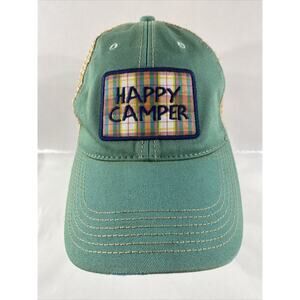 Happy Camper Pine Cove Mesh Snapback Baseball Cap Hat Adjustable